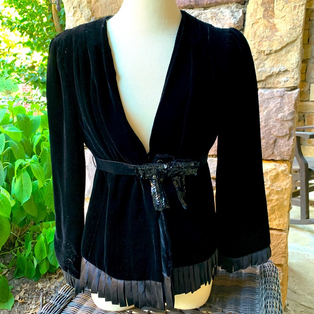Nanette Lepore Velvet New With Tags jacket